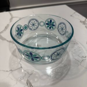 Vintage Pyrex Mod Pin wheel Mixing bowl
